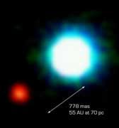 Première photo d'une planète extrasolaire